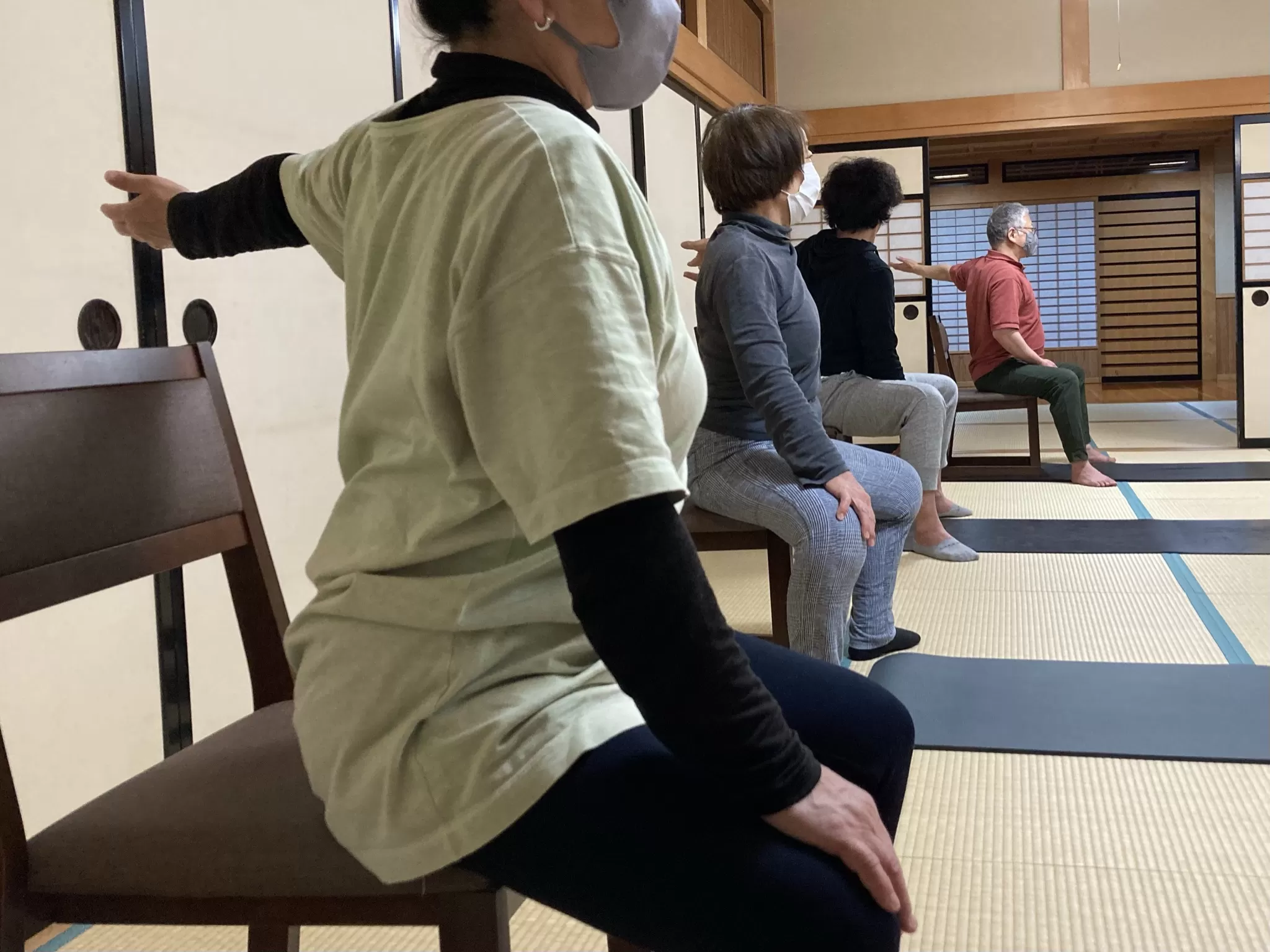 松本市で肩こり改善ストレッチ講座やってます
